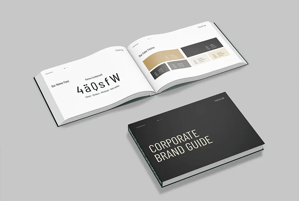 Brand identity work