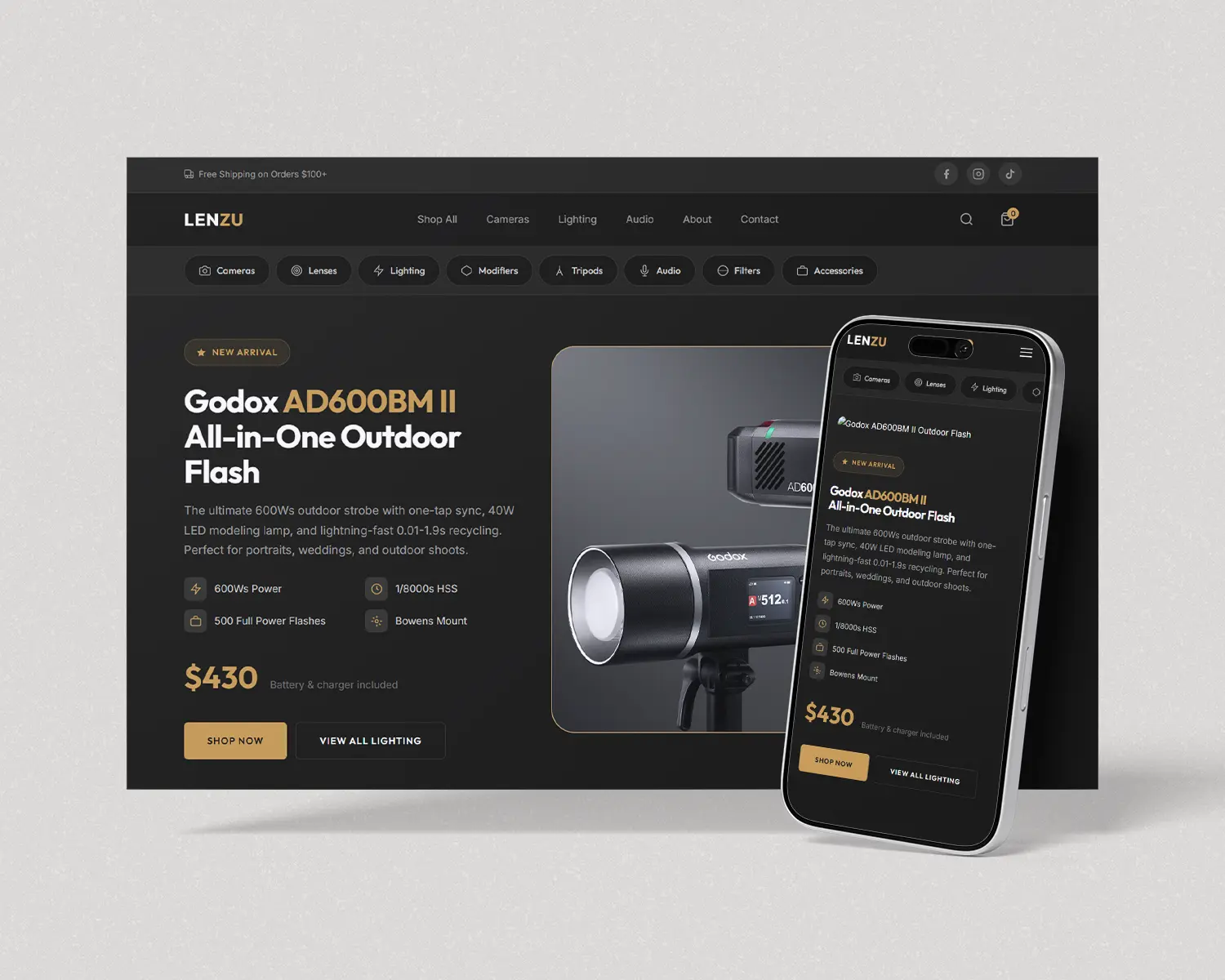 E-commerce website work